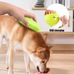 3in1 Electric Spray Cat Hair Brush Steamy Dog Brush Cat Steam Brush USB Charging for Massage Pet Grooming Comb Hair Removal Comb