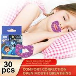 30Pcs/box Anti Snoring Mouth Tape Sleep Strip Breathing Improved Nighttime Sleeping Mouth Correction Sticker Health Care Tool