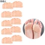 20pcs=10pair High Quality Silicone Honeycomb Forefoot Insoles High Heel Shoes Pad Gel Breathable Health Care Shoe Insole Insert