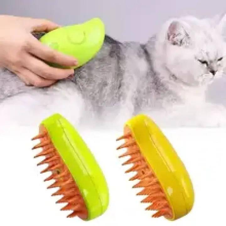 Cat Steam Brush Steamy Dog Brush 3 in 1 Electric Spray Cat Hair Brushes for Massage Pet Grooming Comb Hair Removal Combs