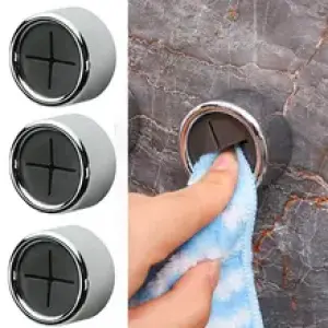 Bathroom Towel Storage Sucker Racks Wall Mounted Self Adhesive Plug Holder Hooks Round Kitchen Dishcloth Hanger Clip Organizer