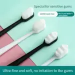 10000 Hairs Soft Hair Eco Friendly Toothbrush Portable Travel Tooth Brush with Box Soft Fiber Nano Toothbrush Oral Hygiene Care